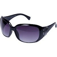Meget flot og feminin modesolbrille i sort m. detalje p� st�ngerne... 